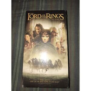 Lord Of The Rings The Fellowship Of The Ring VHS Sealed READ
